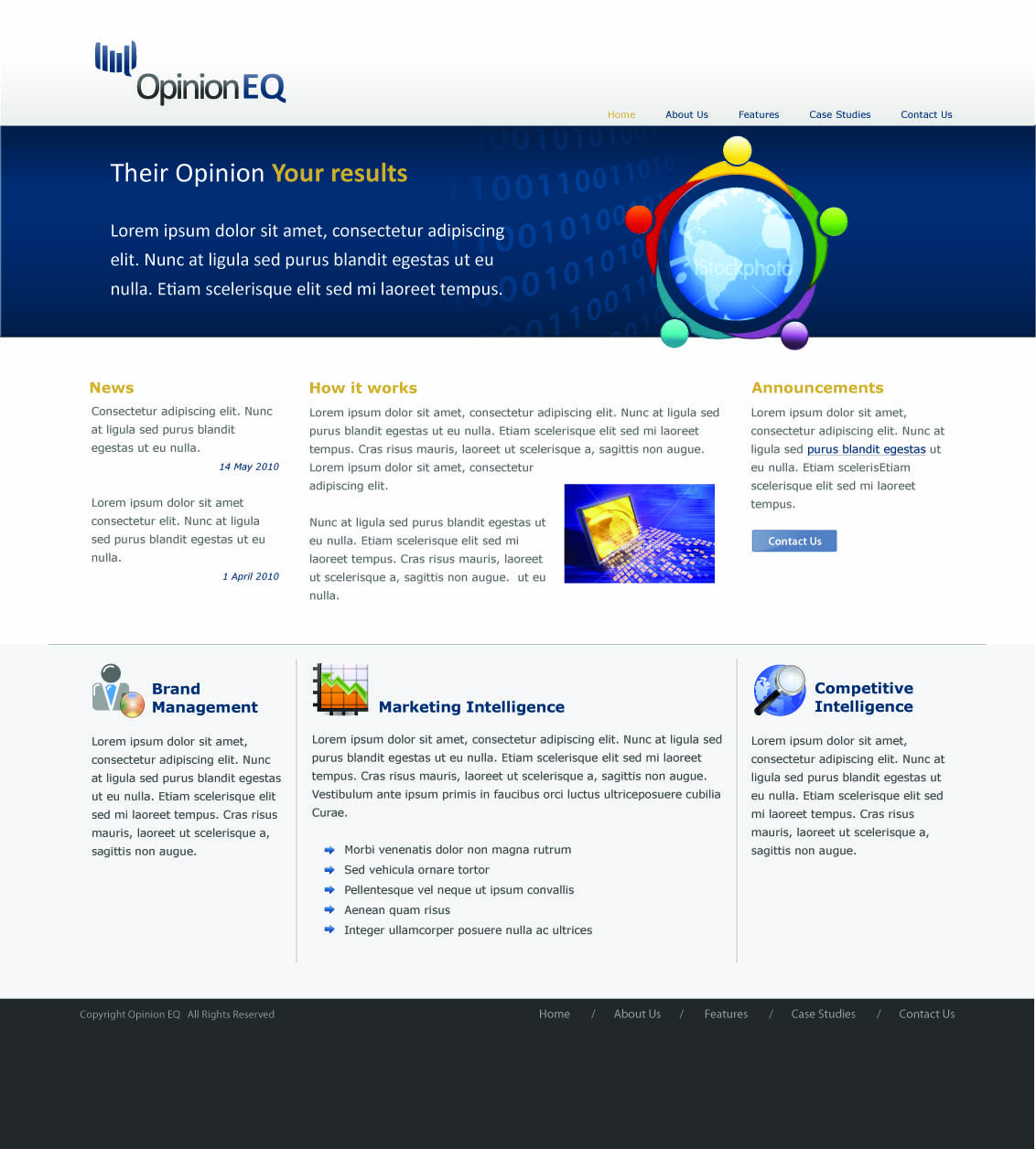 Web Design by PeterJ for OpEQ | Design #61607