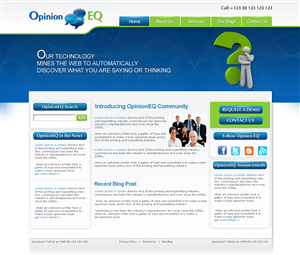 Web Design by LogoDesigns.ae for OpEQ | Design: #60074