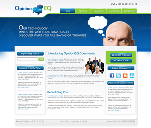 Web Design by LogoDesigns.ae for OpEQ | Design: #60088