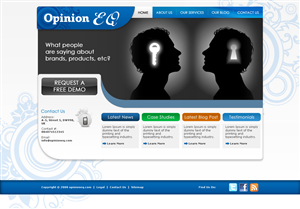 Web Design by LogoDesigns.ae for OpEQ | Design: #60726