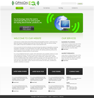 Web Design by LogoDesigns.ae for OpEQ | Design: #62632