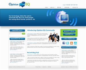 Web Design by LogoDesigns.ae for OpEQ | Design: #63198
