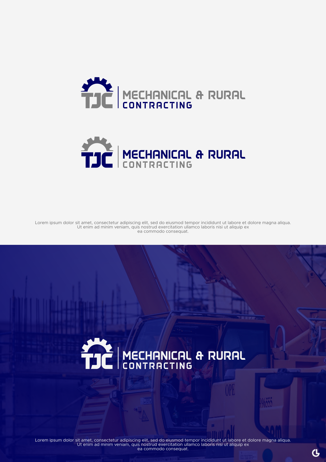 Logo-Design von R!CKY für Tjc Mechanical and rural contracting  | Design #22196272