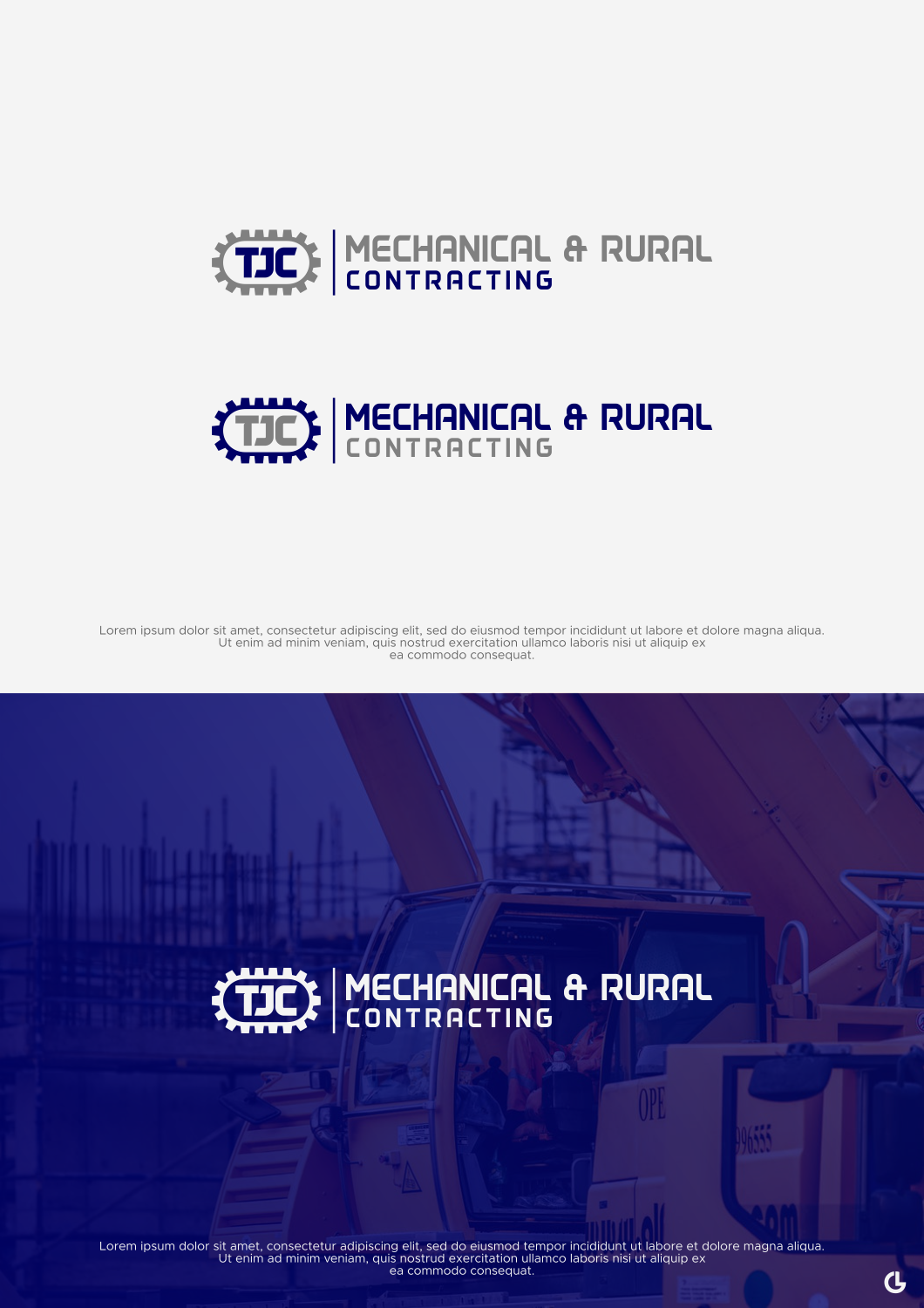 Logo-Design von R!CKY für Tjc Mechanical and rural contracting  | Design #22196273