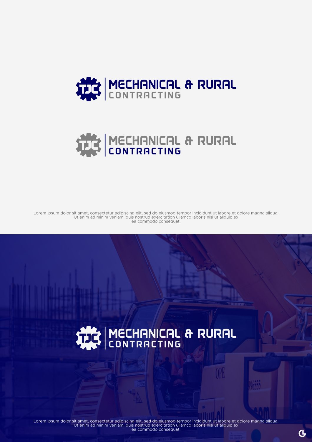 Logo Design by R!CKY for Tjc Mechanical and rural contracting  | Design #22196274
