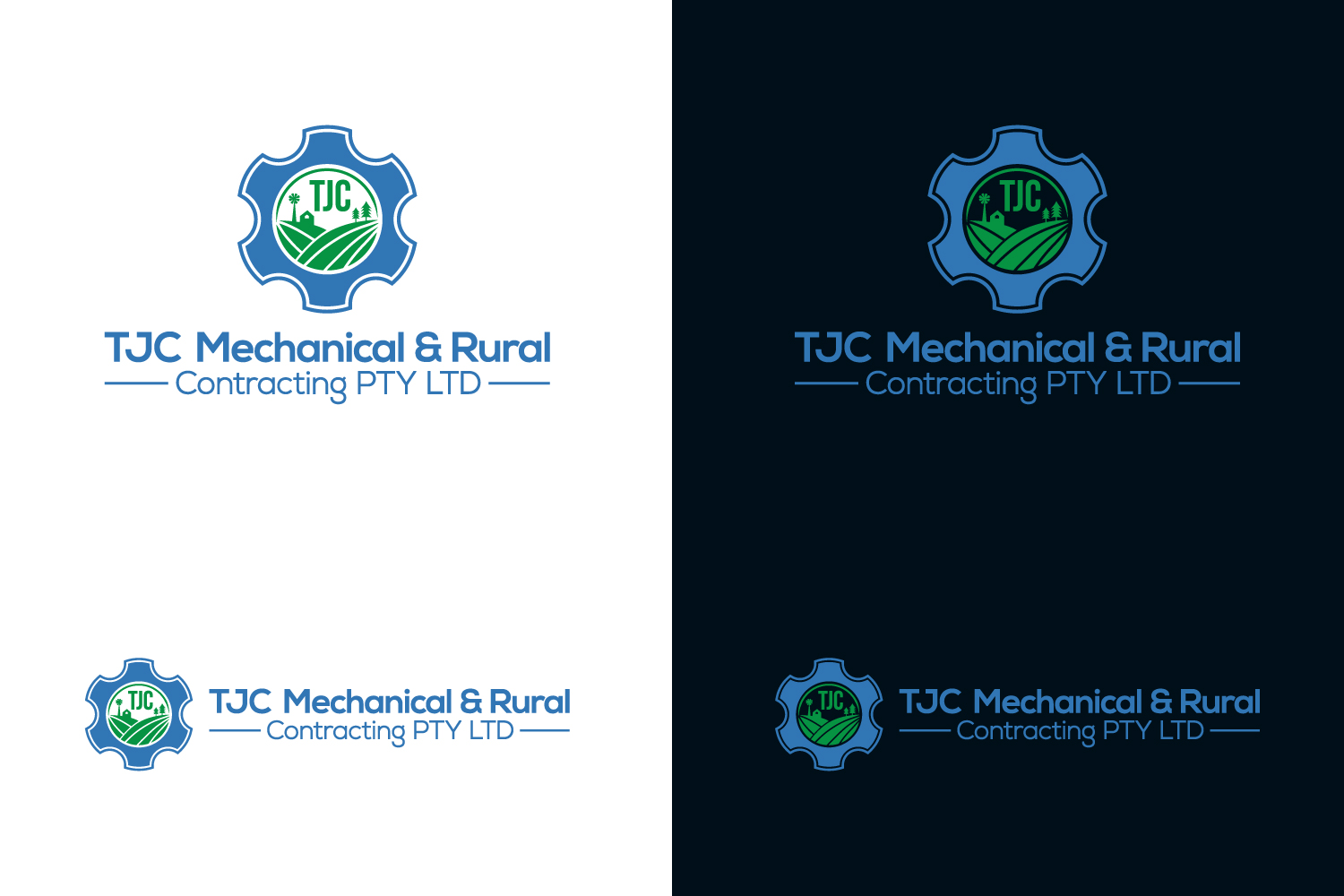 Logo Design by AbdullahDesigns™ for Tjc Mechanical and rural contracting  | Design #21923566