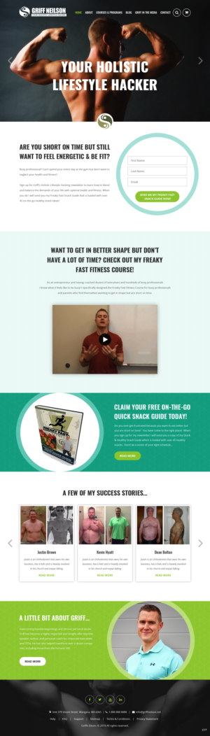 Web Design par pb pour Lifelong Fitness, Inc. | Design : #21915760