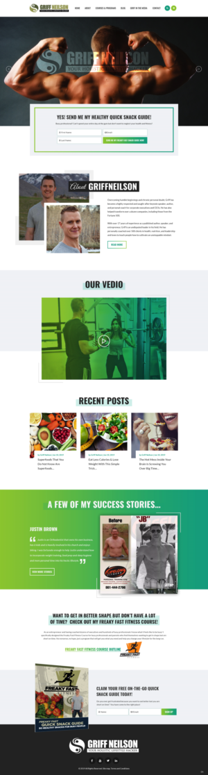 Web Design par pb pour Lifelong Fitness, Inc. | Design : #21915762