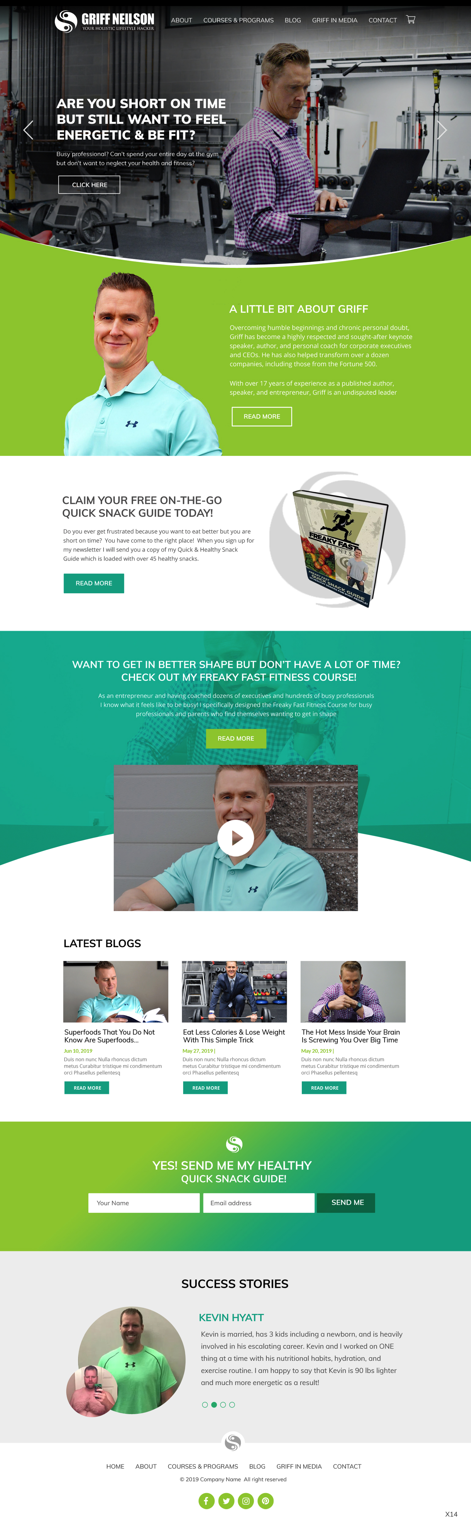 Web-Design von pb für Lifelong Fitness, Inc. | Design #21915765