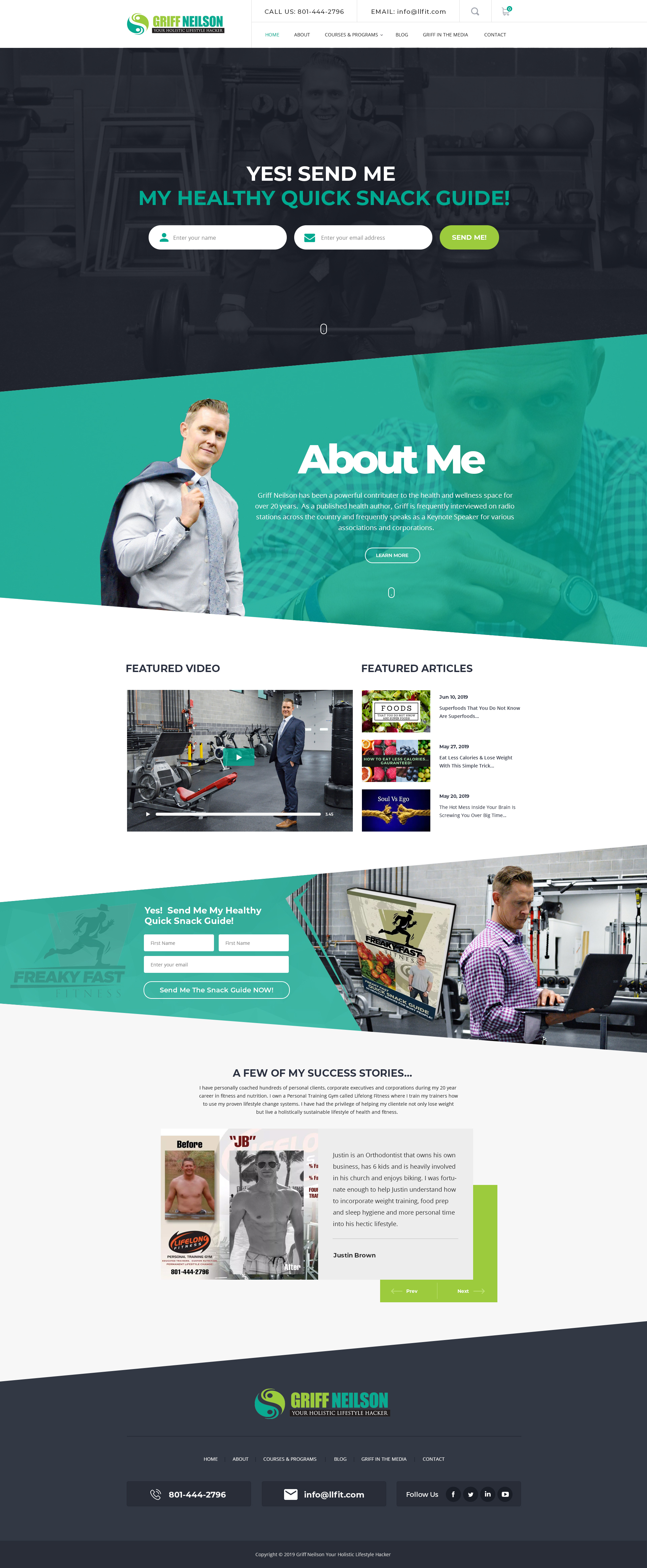 Web Design by v.senthil-designer for Lifelong Fitness, Inc. | Design #21913060