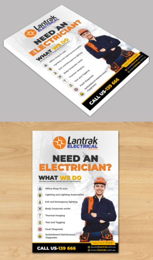 Electrical Services Flyer | Diseño de Flyer por ecorokerz