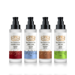Bear Essential Oils - Body Oils | Diseño de Empaque por Polina_pro