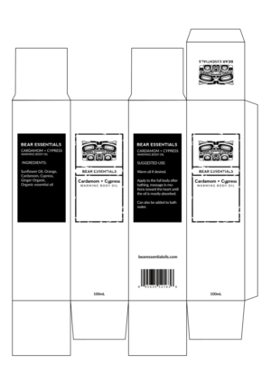 Bear Essential Oils - Body Oils | Diseño de Empaque por Javelin Studio