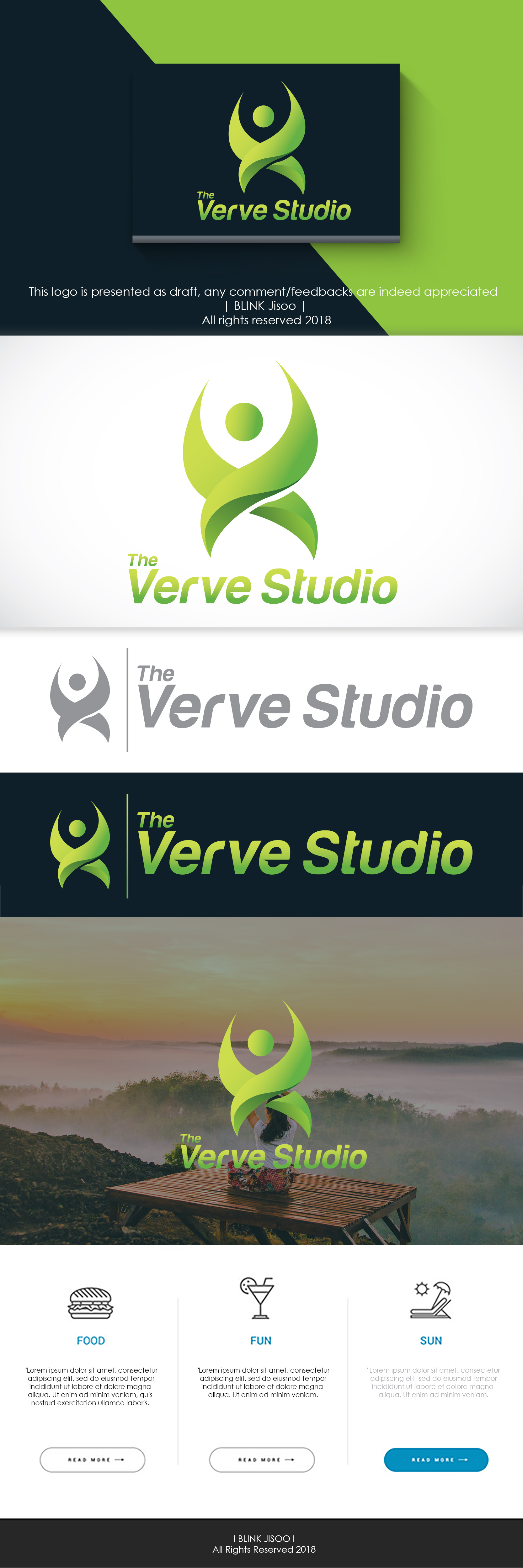 Logo Design by Riv. for Revelution Fitness & Yoga | Design #21906599