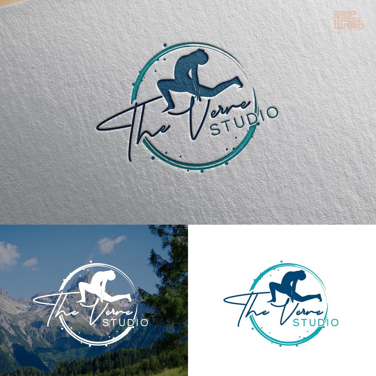 Logo Design by step forward 2 for Revelution Fitness & Yoga | Design #21905414