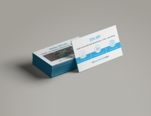 Professional looking Roller Blind Discount Card that portrays quality at a value for money price! | Visitenkarten-Design von alex_etel