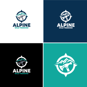 Alpine Wild Trekking | Logo Design by Graphic Bricks