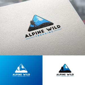 Alpine Wild Trekking | Logo Design by Gisella Guzmán