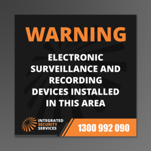 Security Warning Sign | Diseño Gráfico por ecorokerz