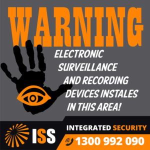 Security Warning Sign | Diseño Gráfico por Al Pech