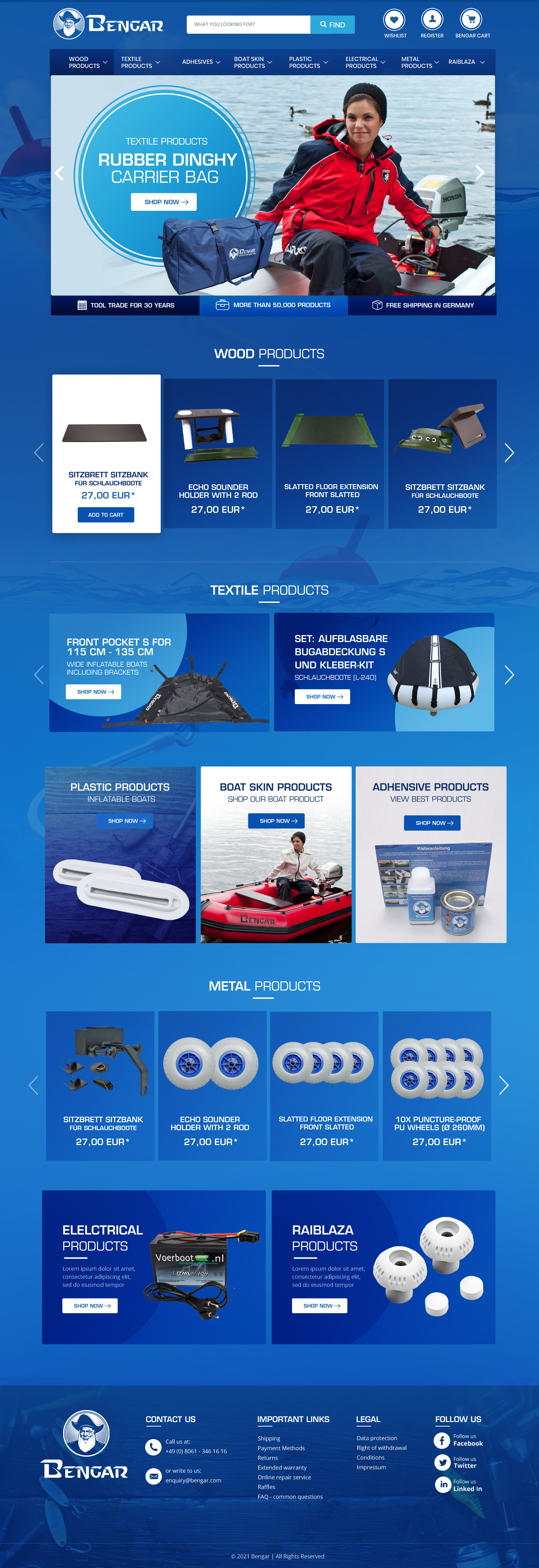 Web Design by Blue Sparrow for Bengar GmbH | Design #27594340