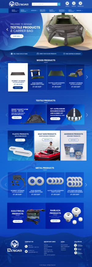 Web Design by Blue Sparrow for Bengar GmbH | Design: #27594410