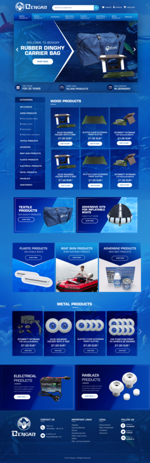 Web Design by Blue Sparrow for Bengar GmbH | Design: #27614742