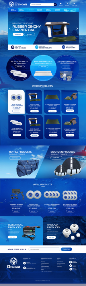 Web Design by Blue Sparrow for Bengar GmbH | Design: #27614890