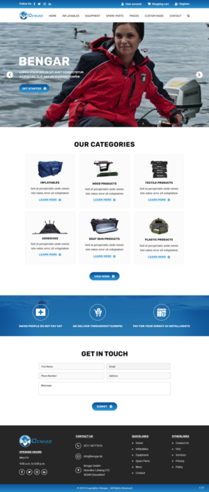 Web Design by pb for Bengar GmbH | Design #27581306