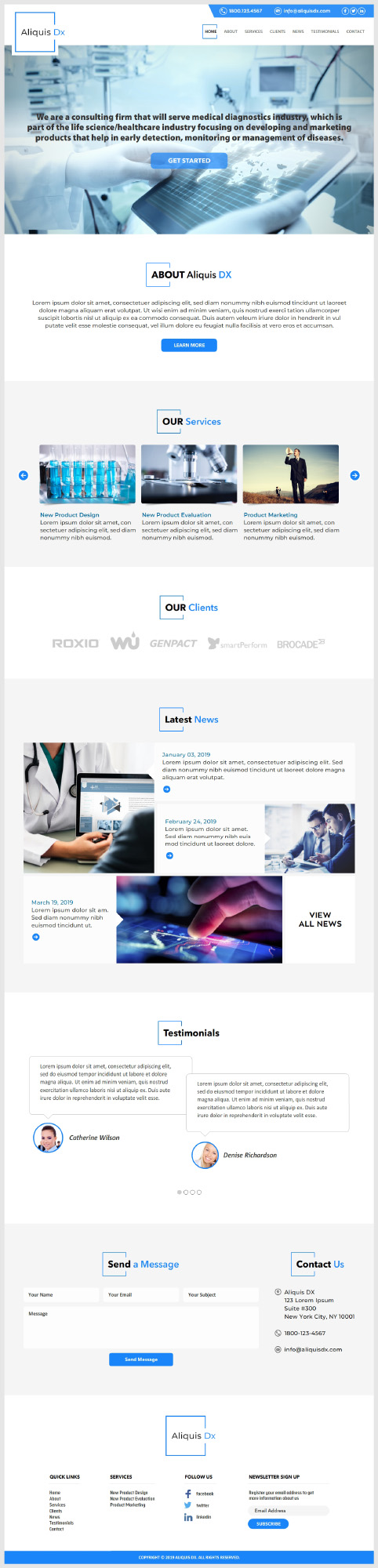 Web Design by -Marc- for this project | Design #21939622