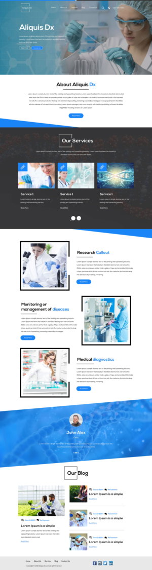 Web Design for a Biotech Consulting Firm | Web Design by Jarry199776