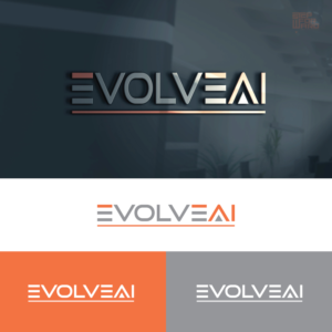 EvolveAI | Logo Design by step forward 2