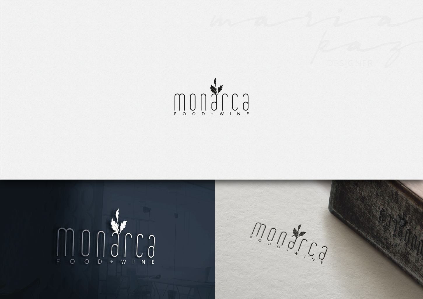 Logo Design by maria-kaz for Monarca | Design #21966324