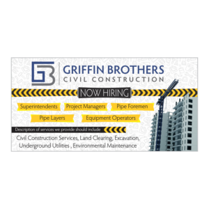 4' x 8' Construction Project Sign, think of a very large business card | Schilder-Design von Ahmed Graphics