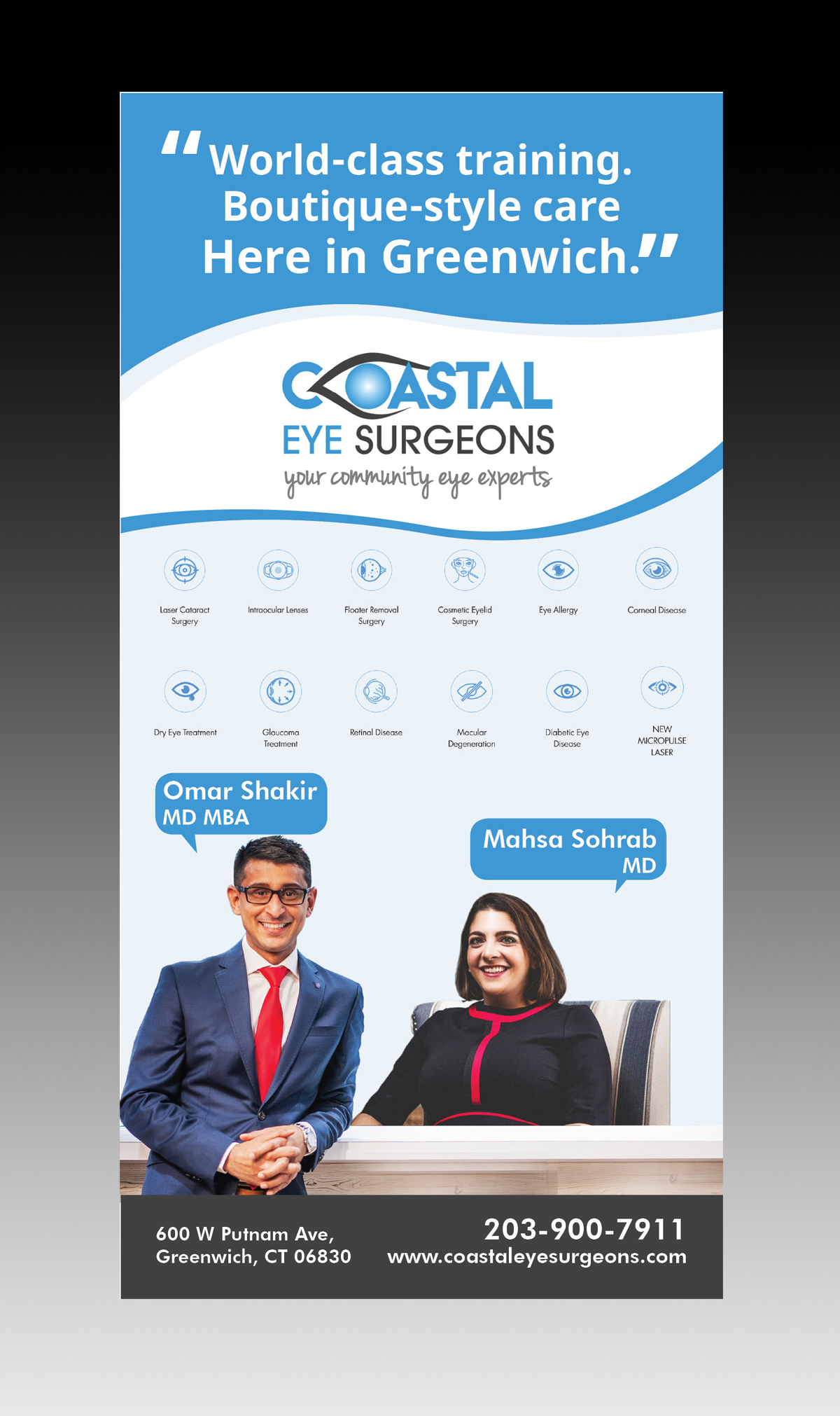 Advertisement Design by ABGraphics for Coastal Eye Surgeons | Design #21956045