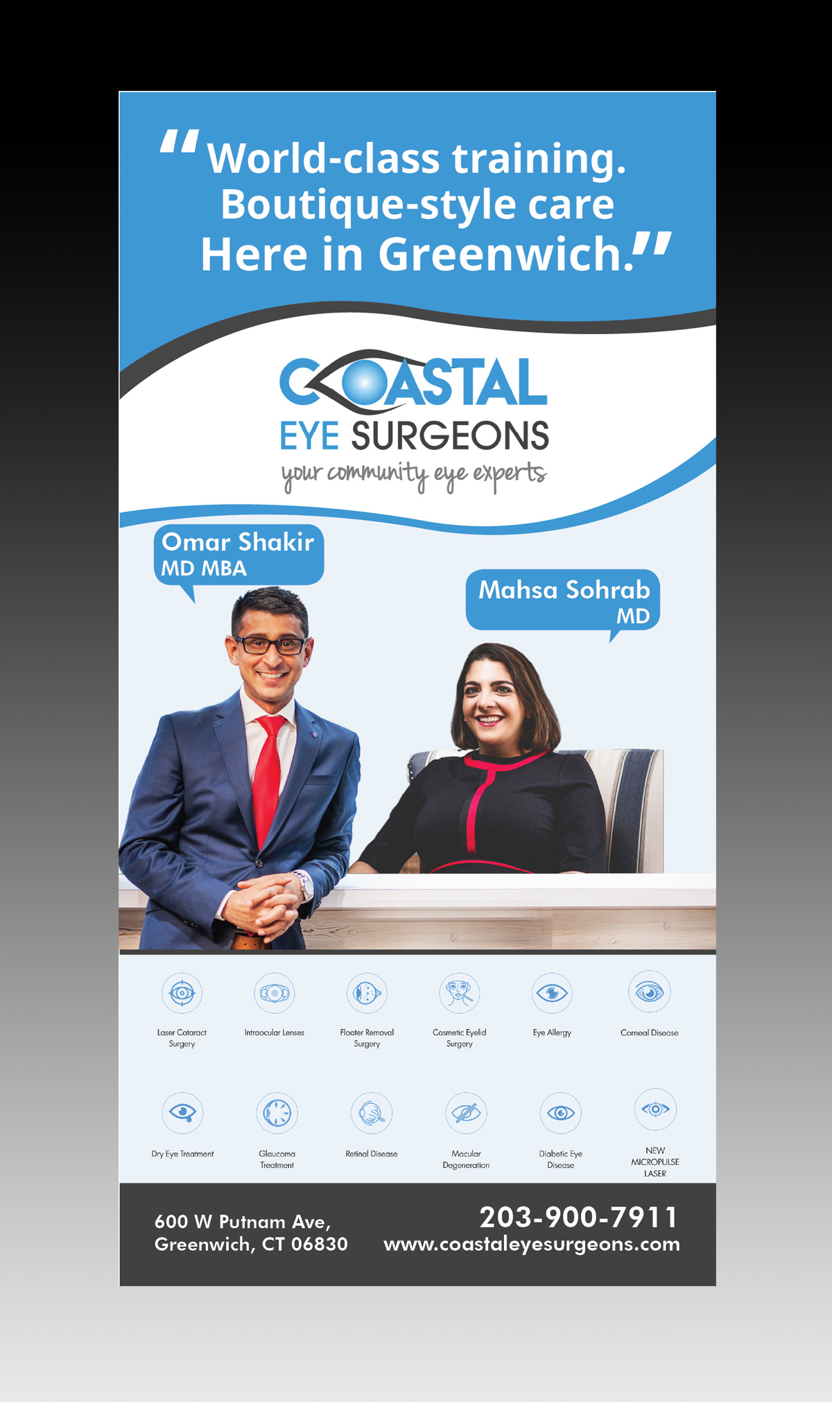 Advertisement Design by ABGraphics for Coastal Eye Surgeons | Design #21956158