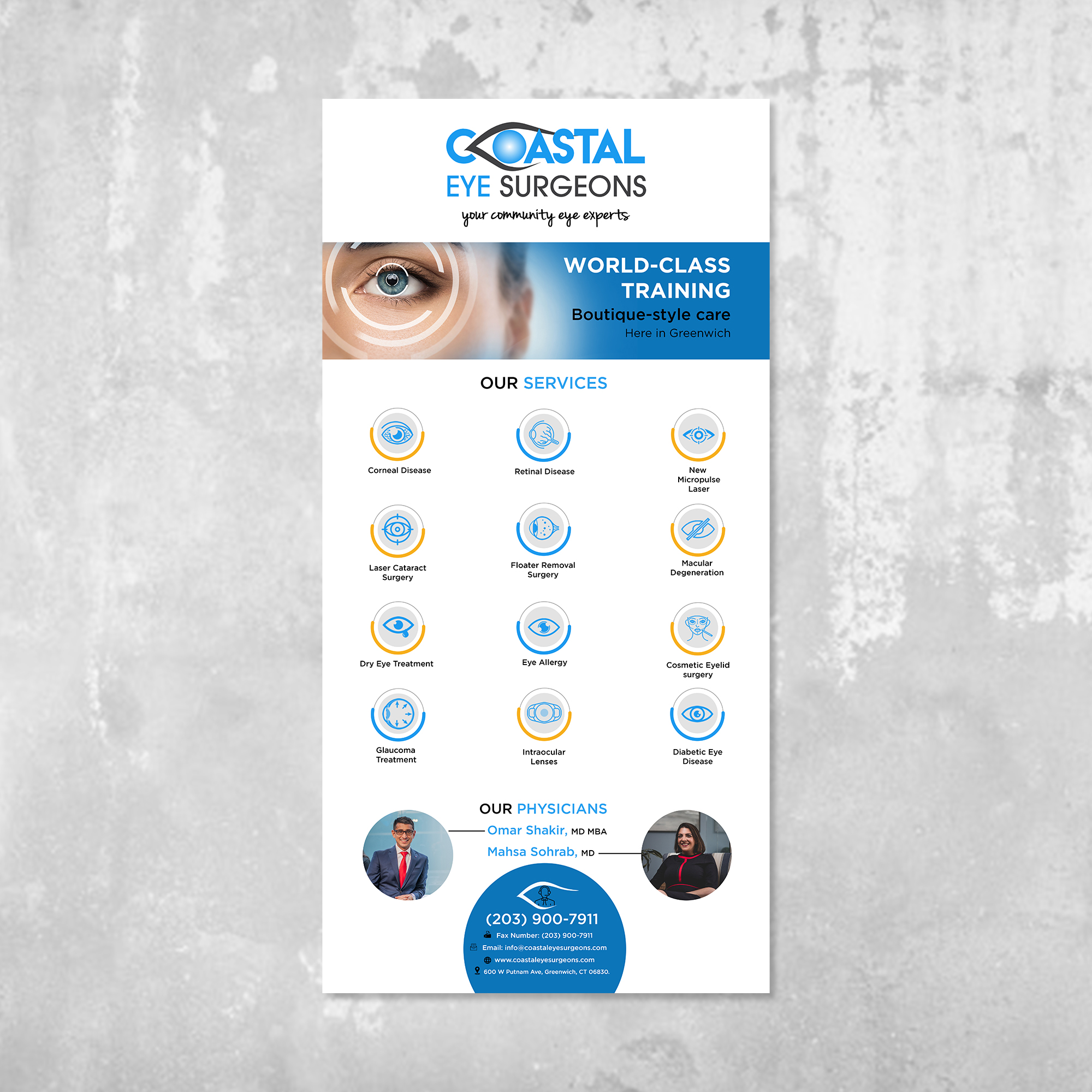 Advertisement Design by debdesign for Coastal Eye Surgeons | Design #21920951