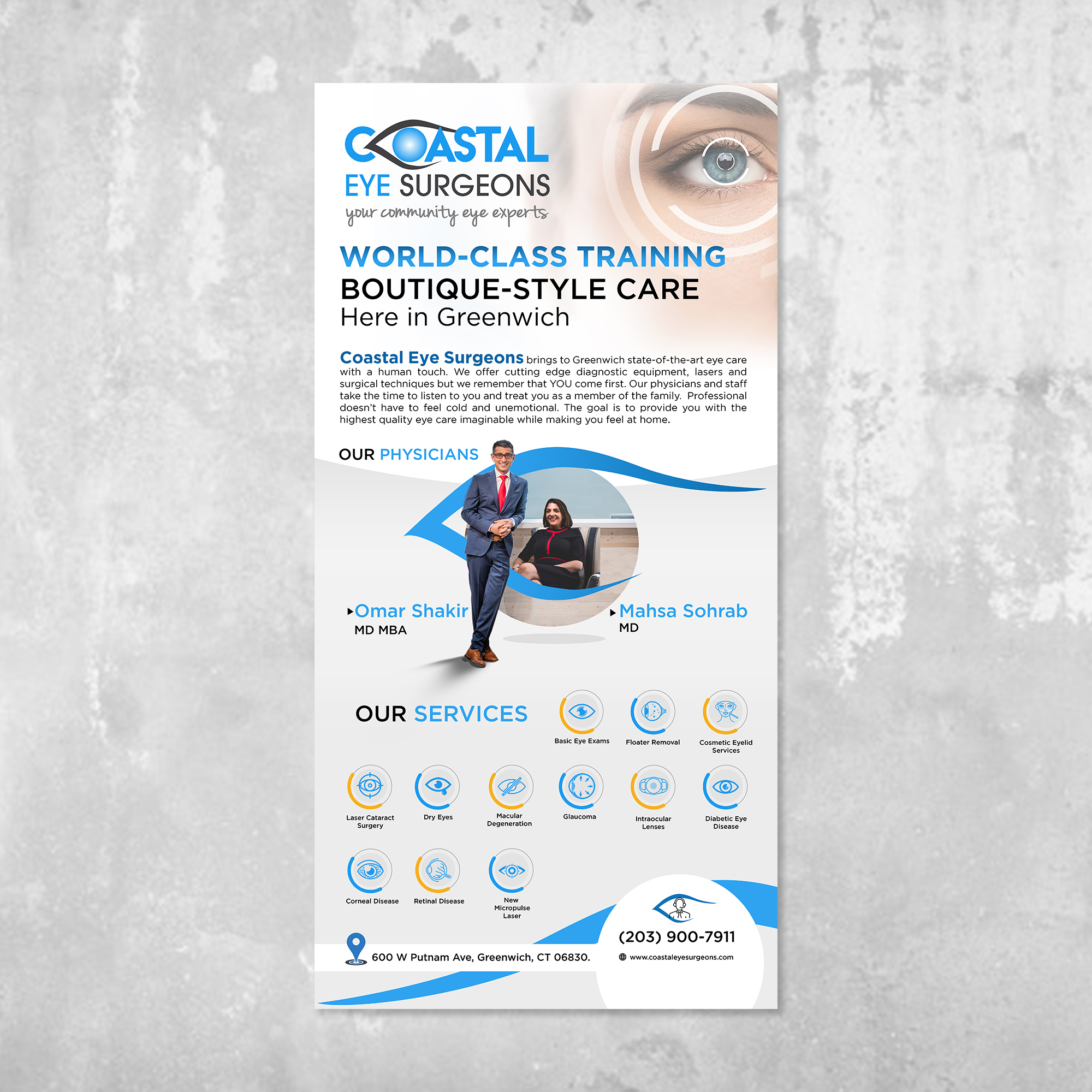 Advertisement Design by debdesign for Coastal Eye Surgeons | Design #21937378