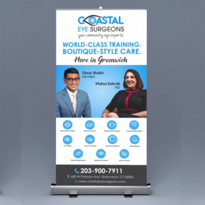 Train Station poster (3 sheet) for Coastal Eye Surgeons | Advertisement Design by aspiremedia