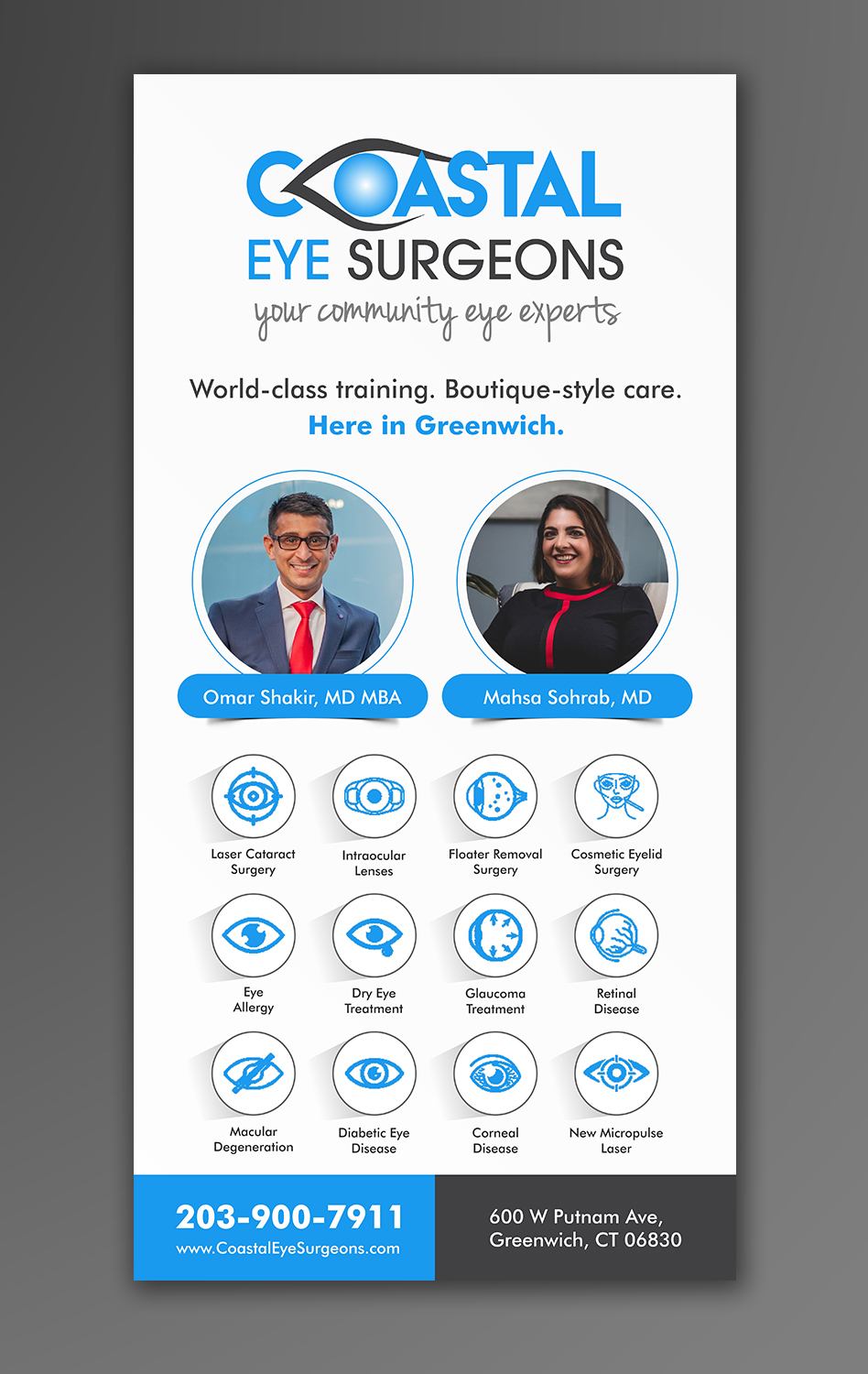 Advertisement Design by ecorokerz for Coastal Eye Surgeons | Design #21911718