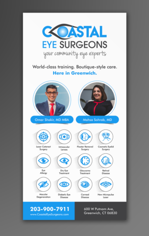 Diseño Publicitario por ecorokerz para Coastal Eye Surgeons | Diseño: #21911718