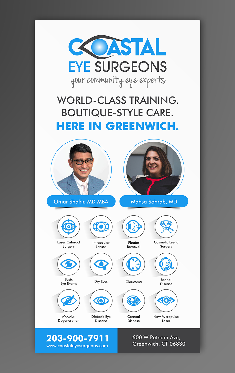 Advertisement Design by ecorokerz for Coastal Eye Surgeons | Design #21937243