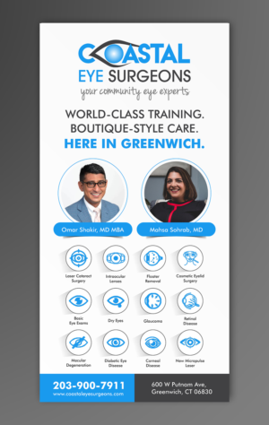 Diseño Publicitario por ecorokerz para Coastal Eye Surgeons | Diseño: #21937243