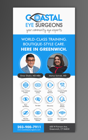 Diseño Publicitario por ecorokerz para Coastal Eye Surgeons | Diseño: #21937244