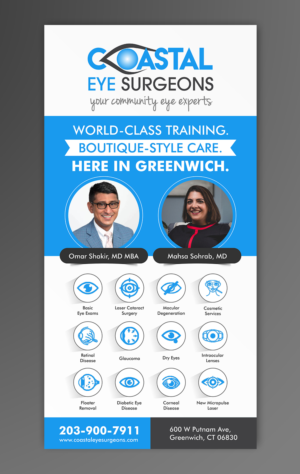 Diseño Publicitario por ecorokerz para Coastal Eye Surgeons | Diseño: #21945073