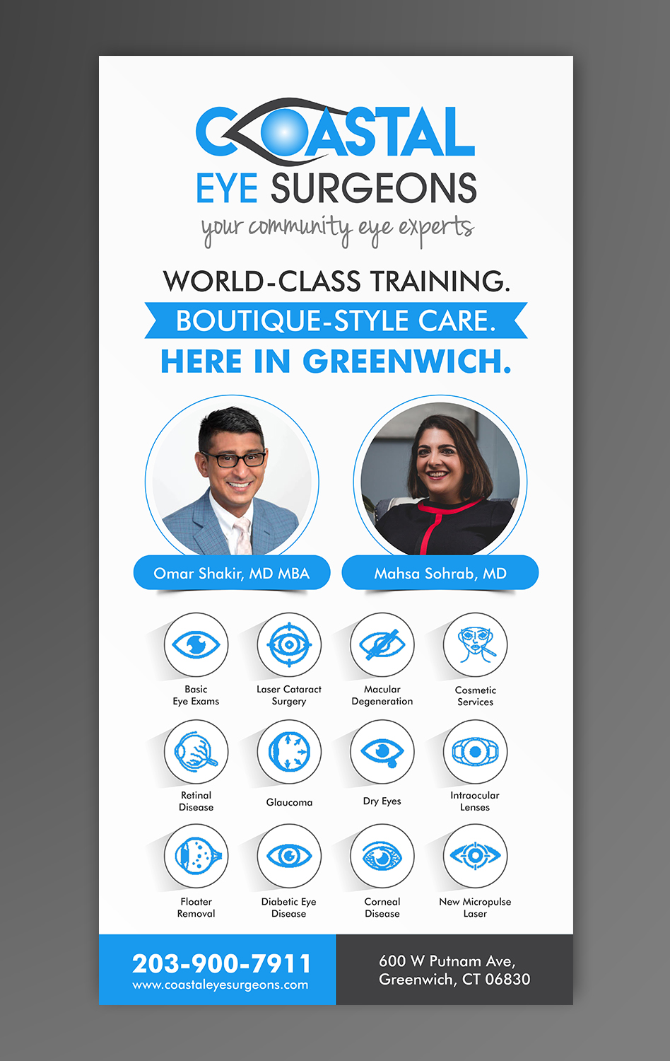 Advertisement Design by ecorokerz for Coastal Eye Surgeons | Design #21945074