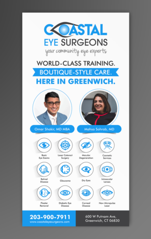Diseño Publicitario por ecorokerz para Coastal Eye Surgeons | Diseño: #21945074