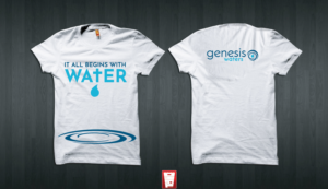 Inspiring T-shirt for Clean Water Non-profit | Diseño de Camiseta por Taho Design