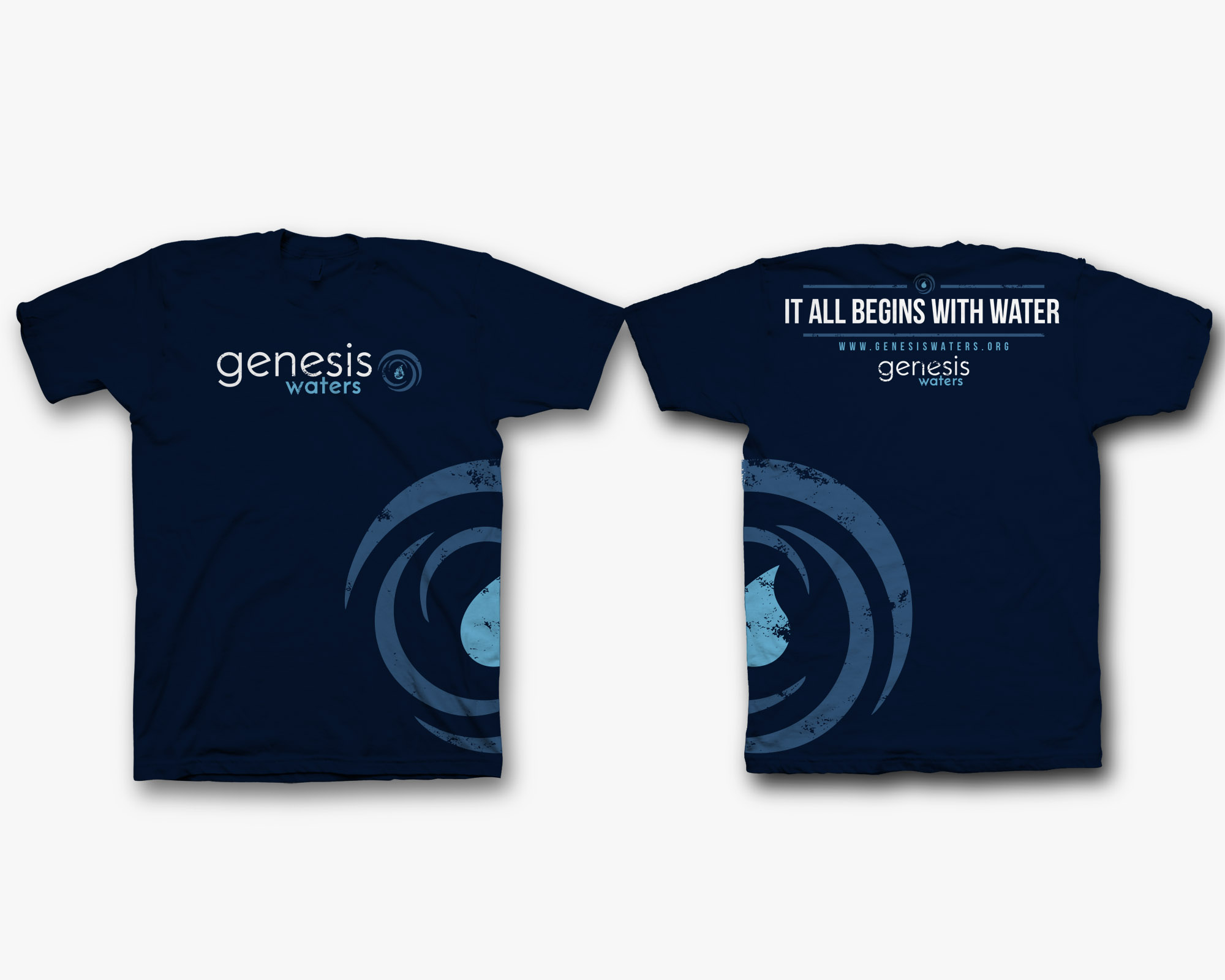 T-shirt Design by saka.aleksandar for Genesis Waters | Design #21920363