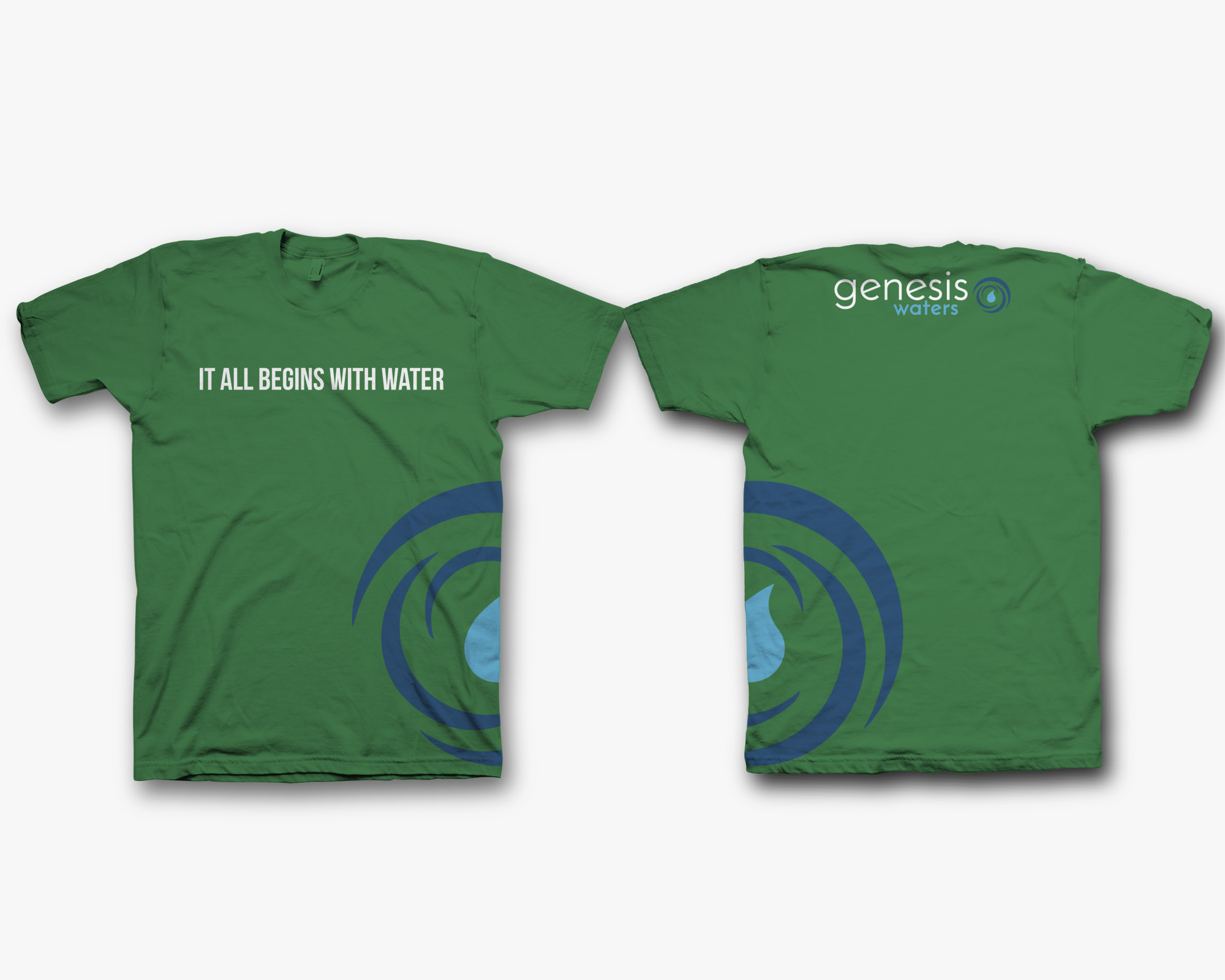 T-shirt Design by saka.aleksandar for Genesis Waters | Design #21940958
